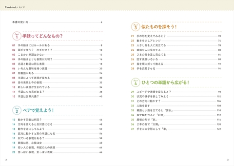 ルールやしくみを知れば、どんどん覚えられる！ 手話単語 | ナツメ社